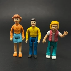 Lot of 3 Fisher Price Sweet Street Dollhouse Little People Figures Dolls - Picture 1 of 2
