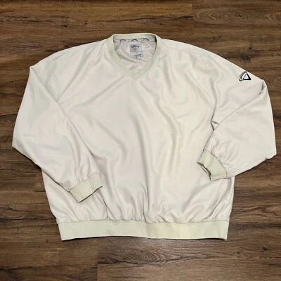 Chaqueta Pullover Callaway Golf Vintage Bronceada Microfibra Cepillada Cremallera Completa Talla XL Foto 1 de 4