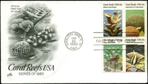 US FDC #1830a Block of 4 Artcraft Cachet Charlotte Amalie, VI - Picture 1 of 1