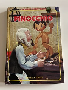 VTG 1970 Pinocchio A Puppet Storybook Collodi, Izawa, Hijikata, HC Board Book - Picture 1 of 8