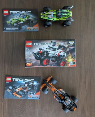 LEGO TECHNIC Pull Back Coche Lote de 3 Juegos: 42150, 42026, 42027 Foto 1 de 4