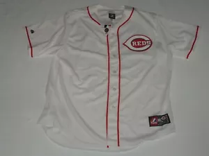 CINCINNATI ROT WEISS ZUHAUSE MAJESTÄTISCH COOL BASIS REPLIKAT TRIKOT XL LIZENZIERT 2 - Bild 1 von 1