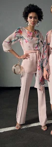 Edas maglia casacca Fegala tunica elegante morbida blusa donna da cerimonia fort - Picture 1 of 2