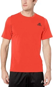adidas Men's Freelift Sport Tee, Active Red - Picture 1 of 7