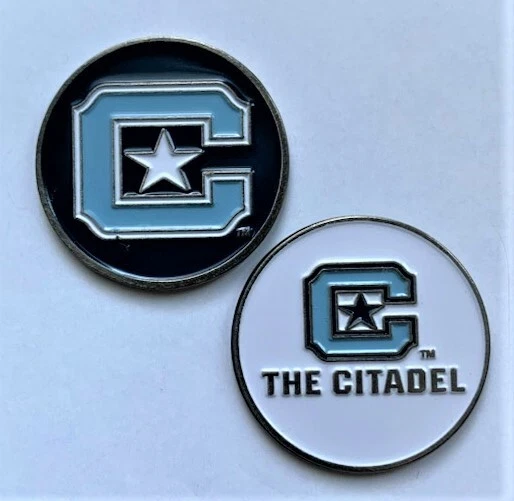 Citadel Bulldogs Golf Ball Marker New