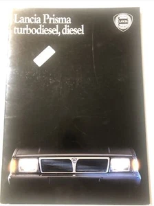 Brochure Lancia Prisma Turbodiesel, Diesel - Picture 1 of 3