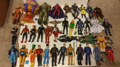 Marvel Legends Lot Modok Iron Man Magneto Wolverine Black Panther Jean Grey Cover