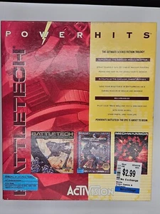 Vintage 1992 Activision Battletech Powerhits Big Box PC Game --VERY GOOD - Bild 1 von 11