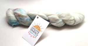 Sunshine Yarn Fluff Kid  Mohair/  30% Silk  Lace 50g/460 yds Marshmallow Fluff