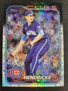 Kyle Hendricks All-Star Game Logo Variation HOLO Foil 2024 Topps ASG SP Cubs - Picture 1 of 2