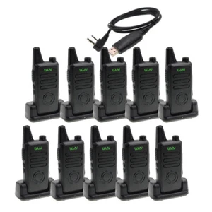 10 SZTUK WLN Mini Walkie Talkie KD-C1plus Ręczne przenośne radio UHF 400-470Mhz 5W - Zdjęcie 1 z 5