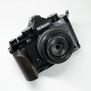 Empuñadura de cámara placa L instalación rápida mango de madera adecuado para Nikon ZF - Imagen 1 de 22