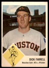 1963 FLEER DICK FARRELL HOUSTON COLT .45S #38