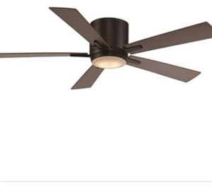 Trans Globe F-1017ROB 52 inch Rubbed Oil Bronze Ceiling Fan 22 watt LED NEW - Picture 1 of 3