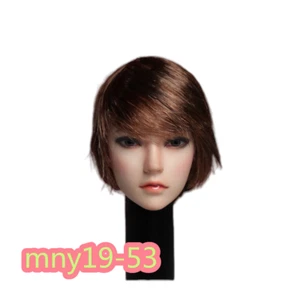 SUPER DUCK SDH002A 1/6 Asia Female Short Hair Head Sculpt Fit 12''PH Figure Body - Picture 1 of 6