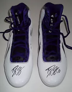 DWIGHT HOWARD Dual Signed Team / Game Issue Adidas AdiPower 3 Shoes Lakers GA - Picture 1 of 11