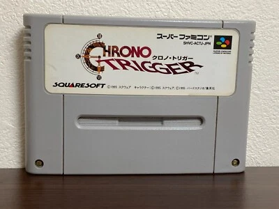 Nintendo SNES Super Famicom CHRONO TRIGGER Japan version square - Image 1 of 3