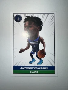 Anthony Edwards 2021-22 Panini Sticker & Card Collection #393 Basket NBA - Foto 1 di 3