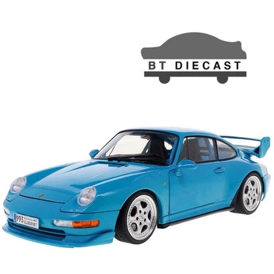 SOLIDO 1997 PORSCHE 911 993 CLUBSPORT 1/18 DIECAST RIVIERA BLUE S1810101 - Image 1 of 4
