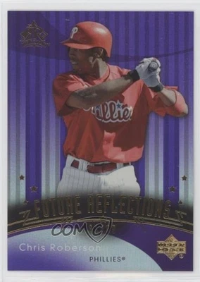 2005 Upper Deck Reflections Future Purple /99 Chris Roberson #212 Rookie RC - Image 1 of 2