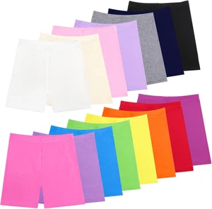 15 Pack Girls Dance Shorts, Bike Shorts for Toddlers, Biker Cartwheel under Dres - Picture 1 of 12