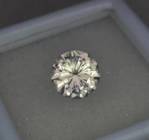 GIE Certified Natural Flawless White Sapphire 10 Ct ROUND Cut Loose Gemstone A+ - Picture 1 of 4