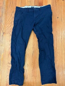 J. Crew - Men's - Flex Slim Pants - W34 L 30 - Navy Blue - Picture 1 of 6