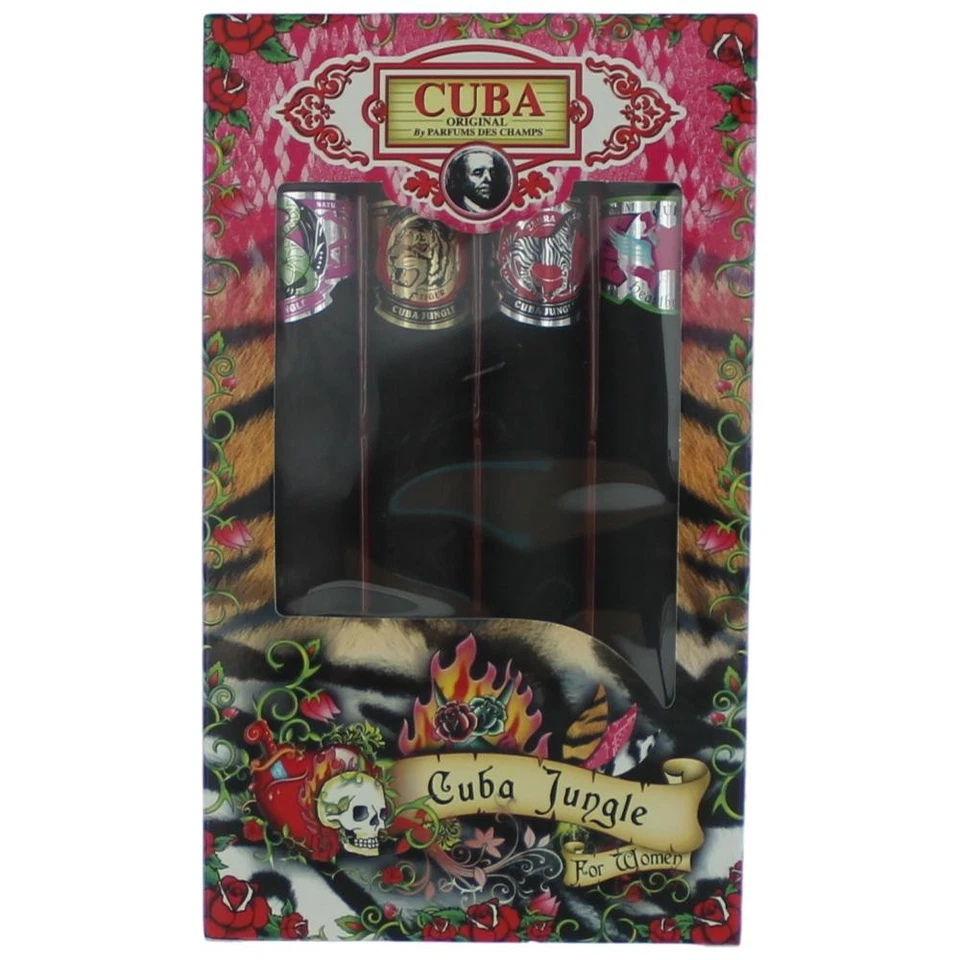 Cuba Original de Cuba, Juego de Regalo 4 Piezas para Mujer (Jungla) Foto 1 de 1