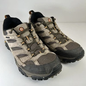 Merrell Moab 3 Hombres 11 Marrón Senderistas Impermeable Gamuza Cuero Malla Suela Vibram - Imagen 1 de 11