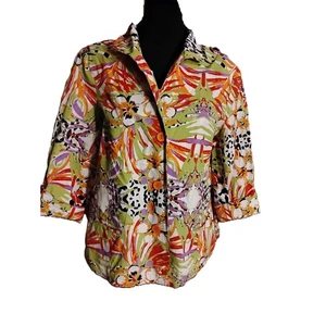 Casual Studio Women's Size Large Colorful Blazer/Pea Coat - Picture 1 of 8