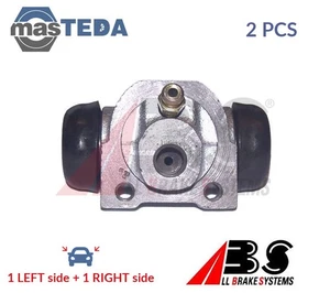 62873X DRUM WHEEL BRAKE CYLINDER PAIR REAR ABS 2PCS FOR NISSAN KUBISTAR - Picture 1 of 5