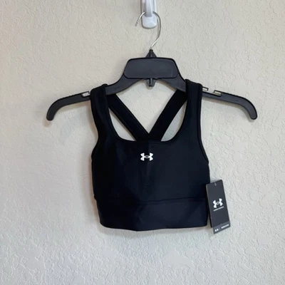 NWT Under Armour Sports Bra Women's Size XS /Black  - Image 1 of 4