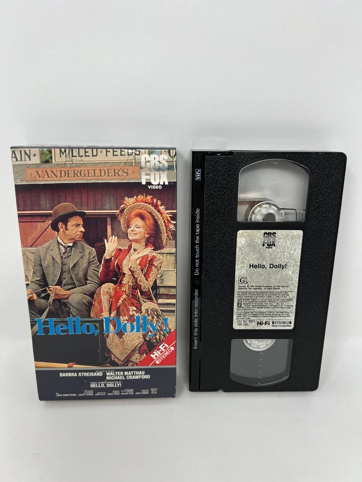 Hello, Dolly! (VHS, 1984) CBS FOX Video Barbara Streisand Foto 1 de 4