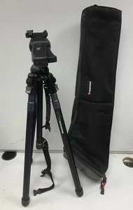 Manfrotto Tripod 458B With 322RC2 Ball Head And Carry Bag - Picture 1 of 24