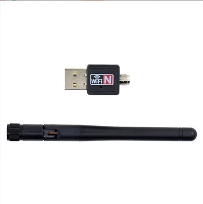 600Mbps Wireless USB Wifi Adapter Dongle Dual Band With Antenna IEEE 802.11n/g/b - Image 1 of 4