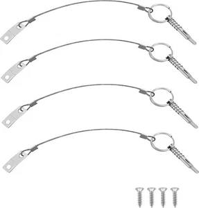 1/4" Diameter Bimini Top Quick Release Pins 316 Stainless Steel Pin and Ring... - Picture 1 of 6