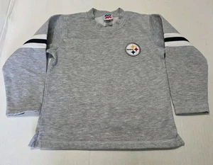 Pittsburgh Steelers Kinder 7 V-Neck Sweatshirt Pullover Grau Unisex  - Bild 1 von 13