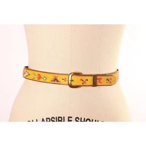 1950s Novelty Plastic Native American Western Novelty Design Belt - Picture 1 of 10