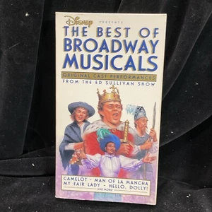 Disney Presents The Best of Broadway Musicals from Ed Sullivan Show TV VHS Tape - Imagen 1 de 5