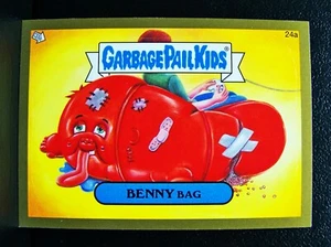 GARBAGE PAIL KIDS, 2014 Series 1, GOLD Border Parallel Card #24a BENNY BAG, 14S1 - Bild 1 von 2