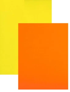 50 x PAPEL NEÓN FLUORESCENTE BRILLANTE A4 80gsm AMARILLO O NARANJA PARA IMPRESORA ARTESANAL - Imagen 1 de 1