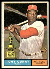 1961 Topps Set Break Tony Curry Philadelphia Phillies #262