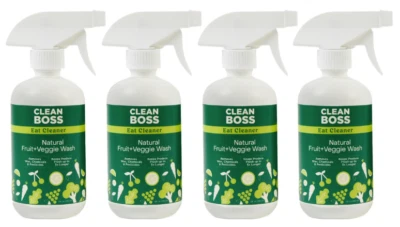 #JOY CleanBoss Limpiador para comer Frutas y verduras Lavado y conservador natural 12 oz, 4 unidades Foto 1 de 4