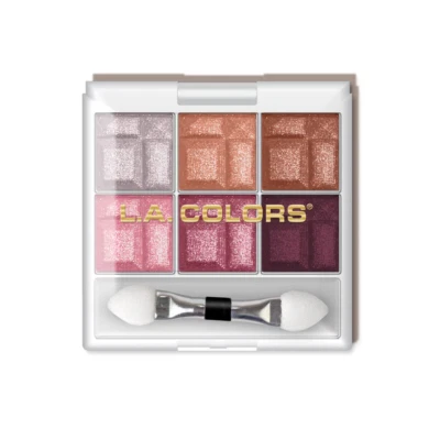 L.A. COLORS 6-Color Eyeshaow Palette - Coordinated Shades - Smooth - *DELICATE* - Image 1 of 2