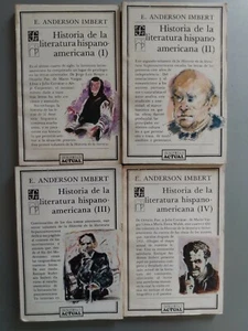 Anderson Imbert - Historia de la literatura hispanoamericana - 4 Tomos - Imagen 1 de 6