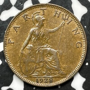 1928 Great Britain Farthing (17 Available) (1 Coin Only) - Picture 1 of 3