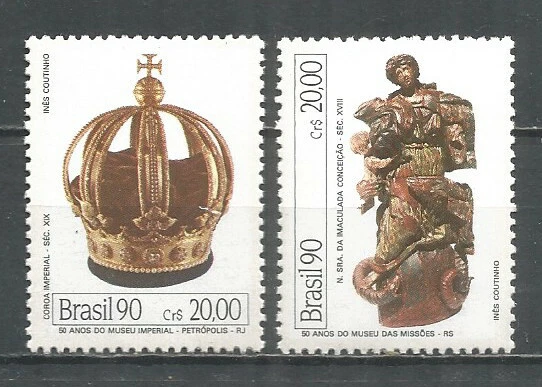 Brazil 1990 year mint stamps MNH(**) religion - Image 1 of 1