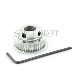 Polea de correa de distribución de aluminio MXL 40 dientes 10 mm diámetro 0,08" paso para motor paso a paso - Imagen 1 de 3