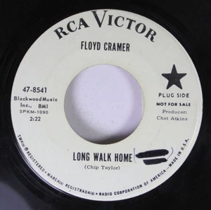 Pop Promo 45 Floyd Cramer - Long Walk Home / Town Square On Rca Victor - Picture 1 of 2