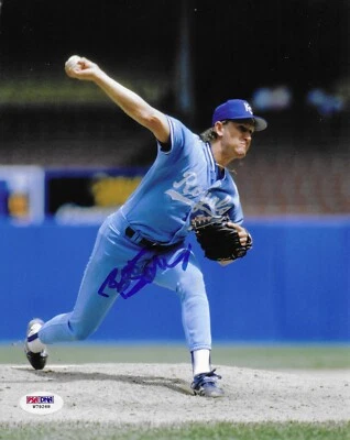 Bret Saberhagen Signed 8x10 Photo Autographed PSA/DNA COA Kansas City Royals 68 - Image 1 of 2